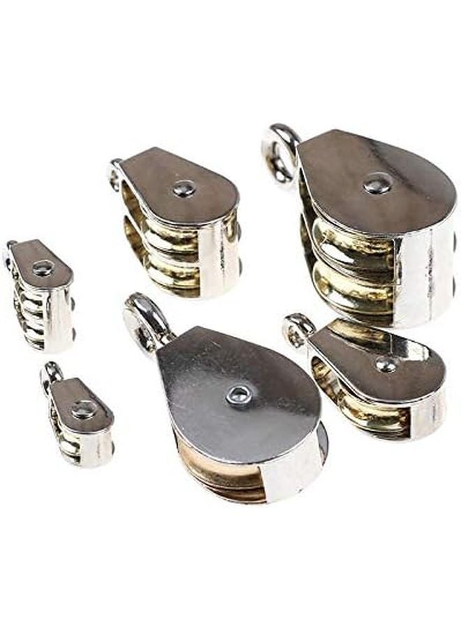 Zyaobei Zinc Alloy Timing Pulley Single Wheel Swivel Roller Block 52mm - Image 1